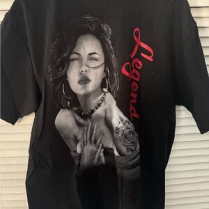 Selena Legend vintage retro Black Graphic T-Shirt